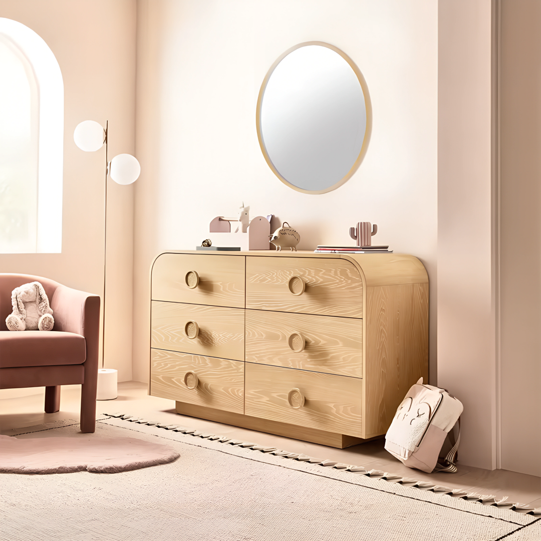 Solaro Dresser & Mirror Set